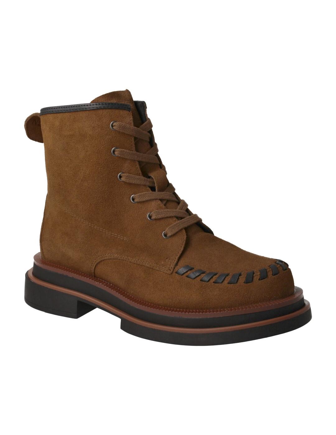 Botín mujer Elvio Zanon camel