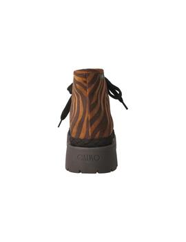 Botín mujer Gaimo Caelia marrón-teja