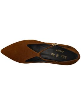 Zapato mujer She&He Iratxe marrón