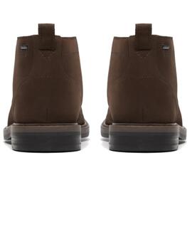 Botín hombre Clarks Aldwin Mid marrón