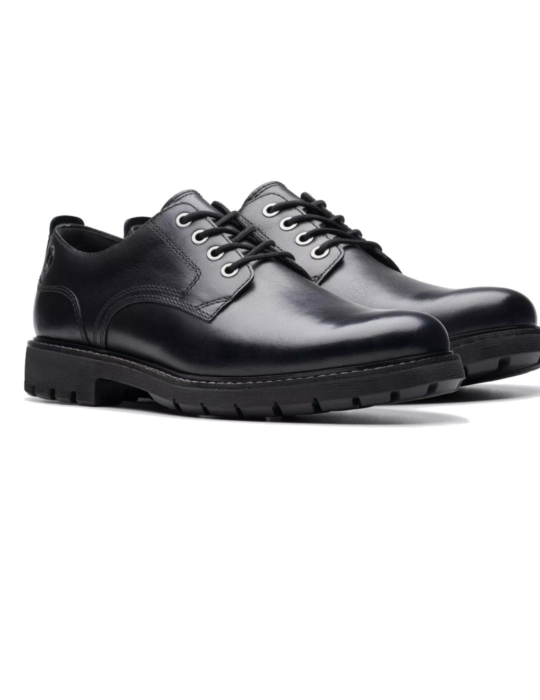 Zapato hombre Clarks Batcombe negro
