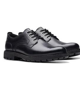 Zapato hombre Clarks Batcombe negro