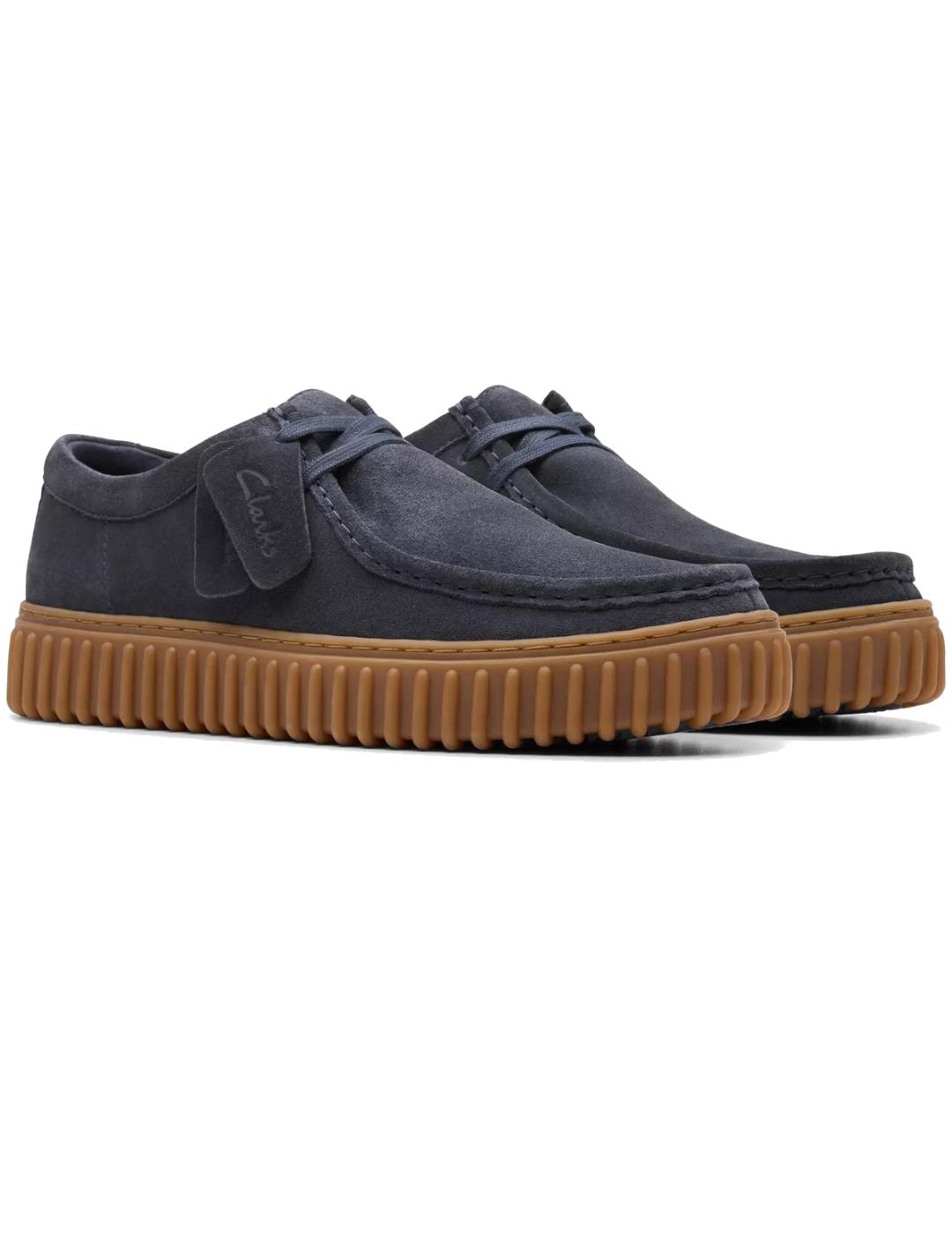 Zapato hombre Clarks Torhill Lo azul