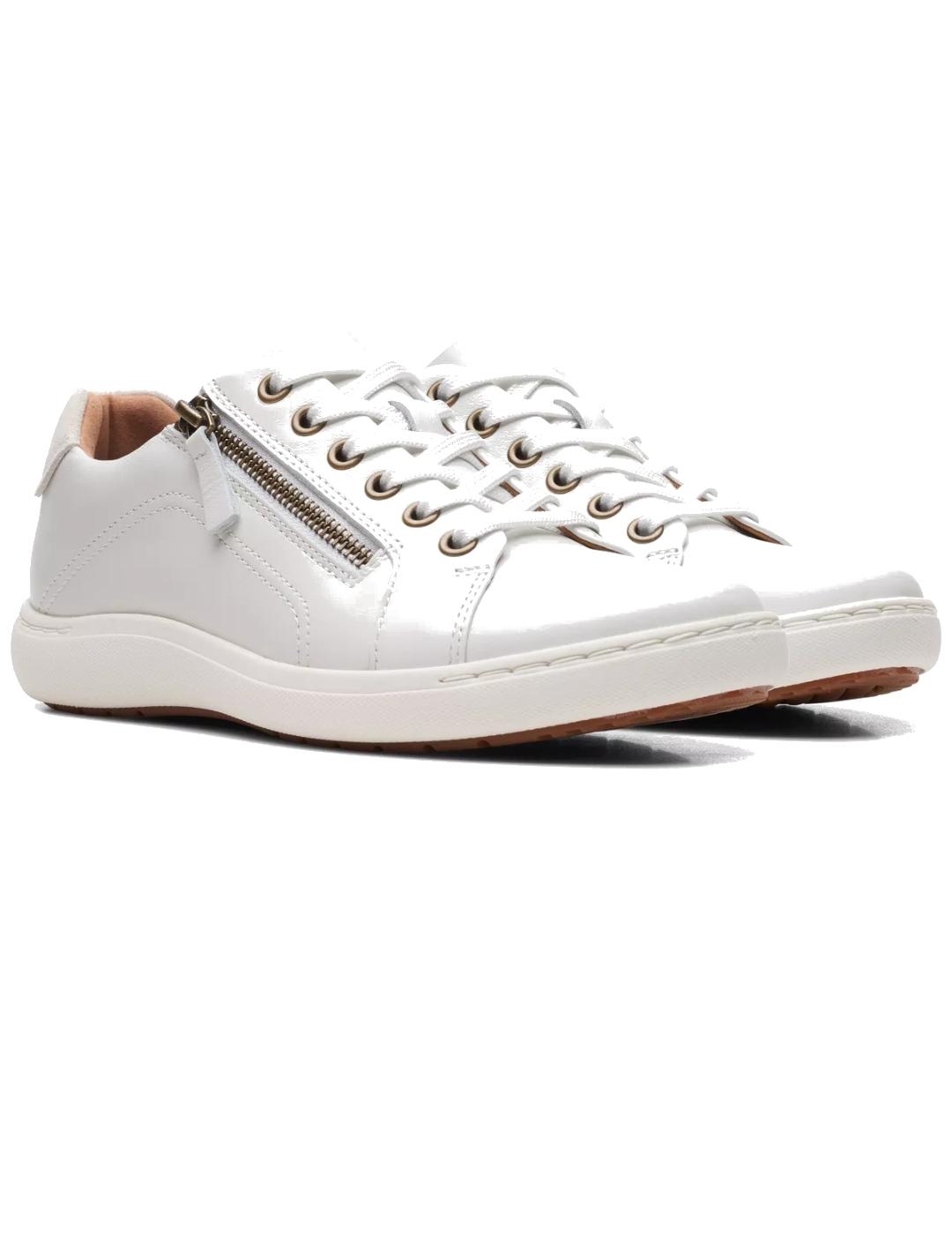 Deportivo mujer Clarks Nalle Lace blanco