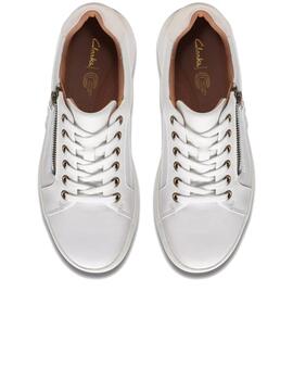 Deportivo mujer Clarks Nalle Lace blanco