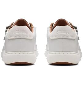 Deportivo mujer Clarks Nalle Lace blanco