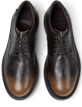 Zapato hombre Camper Dean negro/camel