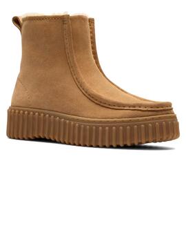 Botín mujer Clarks Torhill Cozy camel