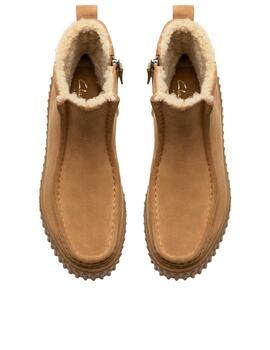 Botín mujer Clarks Torhill Cozy camel