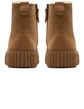 Botín mujer Clarks Torhill Cozy camel