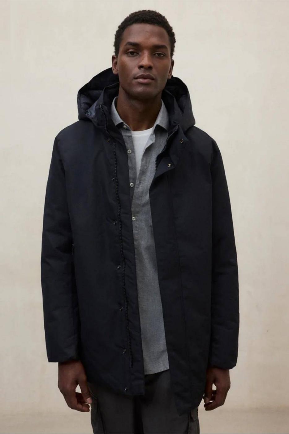 Abrigo hombre Ecoalf Parko negro