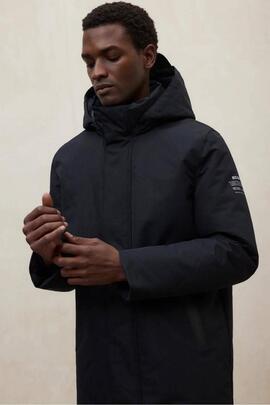 Abrigo hombre Ecoalf Parko negro