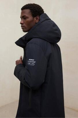 Abrigo hombre Ecoalf Parko negro