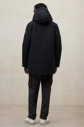 Abrigo hombre Ecoalf Parko negro