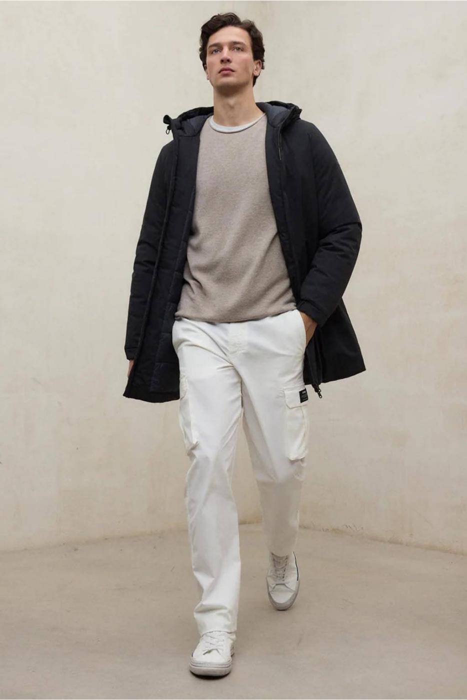 Parka hombre Ecoalf Pasu negra