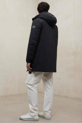 Parka hombre Ecoalf Pasu negra