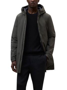Parka hombre Ecoalf Pasu verde