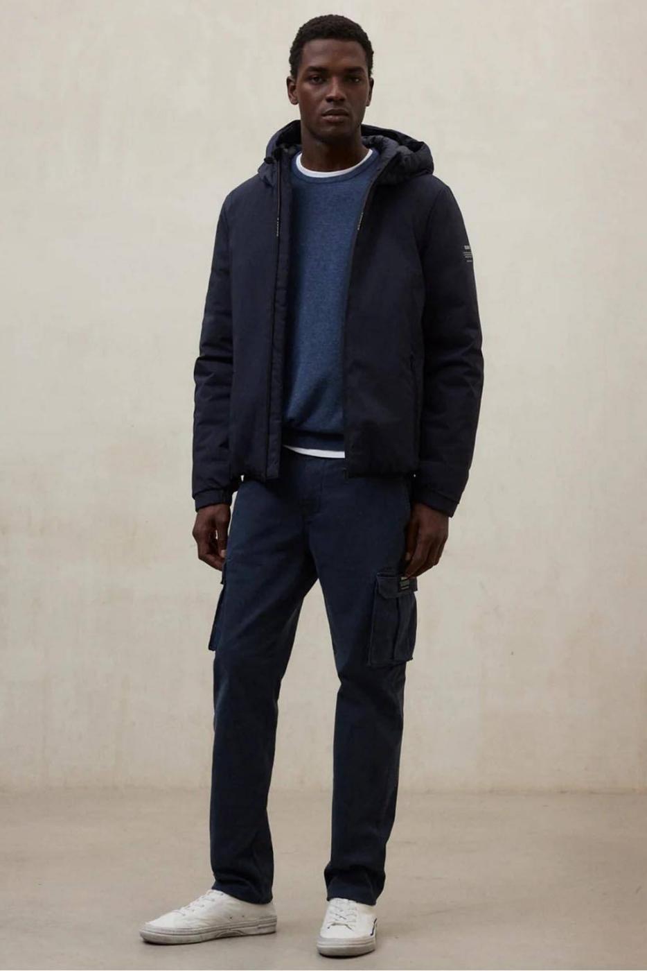 Cazadora hombre Ecoalf Cartes azul