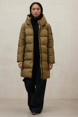 Abrigo mujer Ecoalf Manlie beige