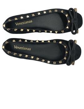 Bailarina mujer Venezianas Ravenna negra