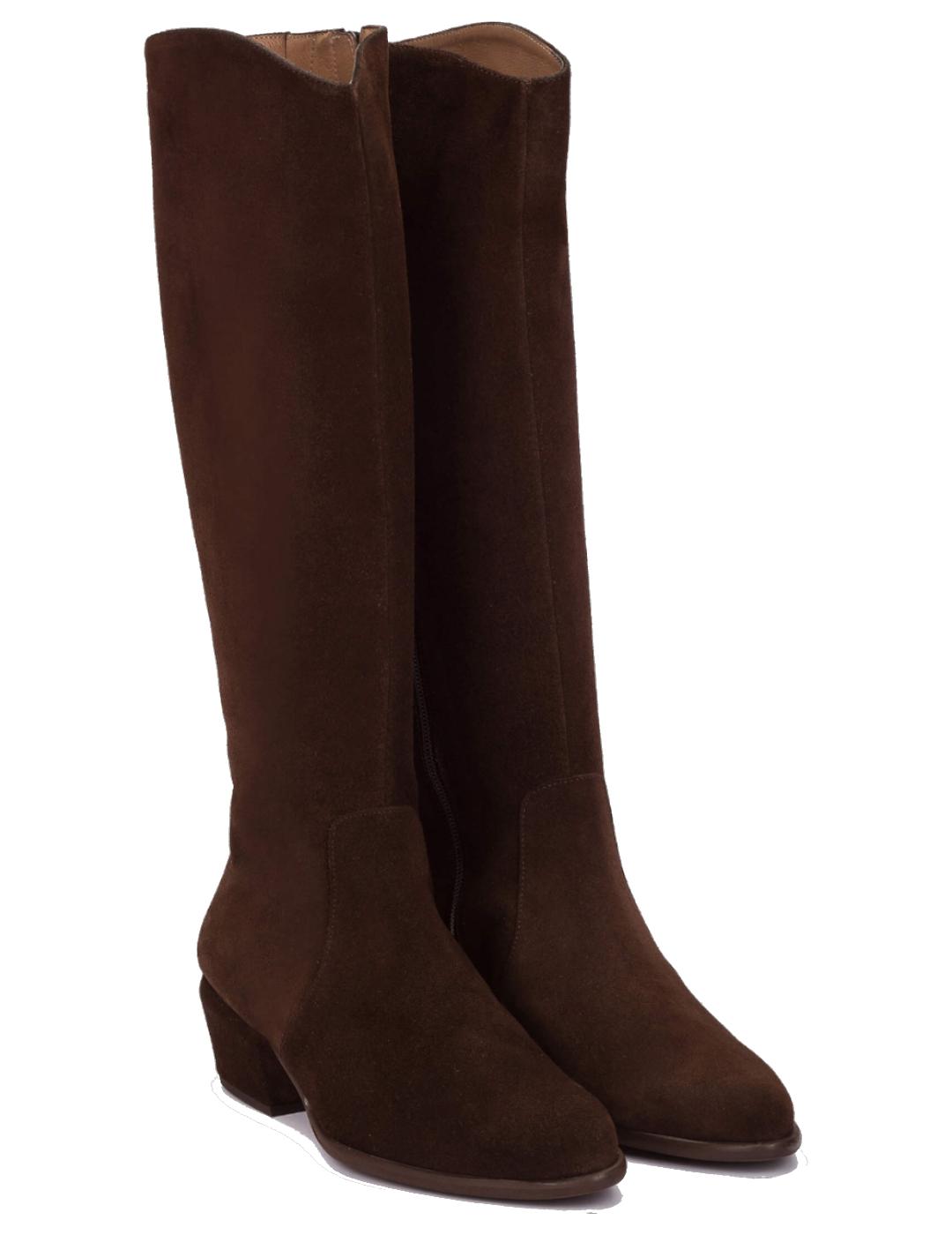 Bota mujer Wonders marrón