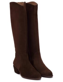 Bota mujer Wonders marrón