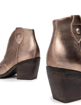 Botín mujer Nero Giardini dorado