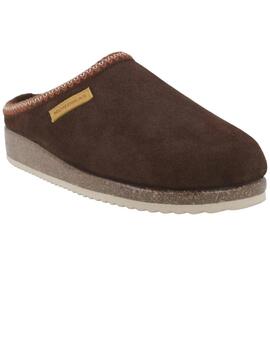 Zapatilla casa hombre Nordikas Polar marrón