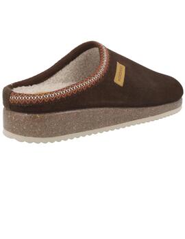 Zapatilla casa hombre Nordikas Polar marrón