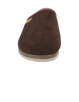 Zapatilla casa hombre Nordikas Polar marrón