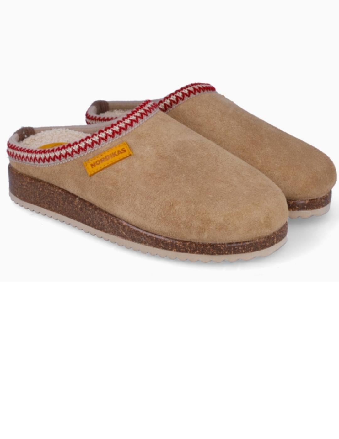 Zapatilla casa mujer Nordikas Polar arena