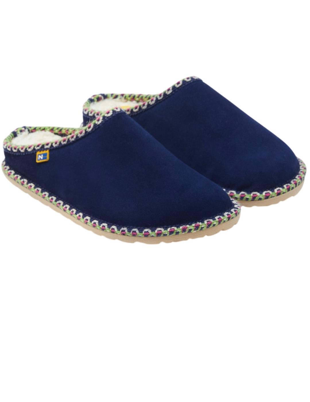 Zapatilla casa mujer Nordikas Dux azul
