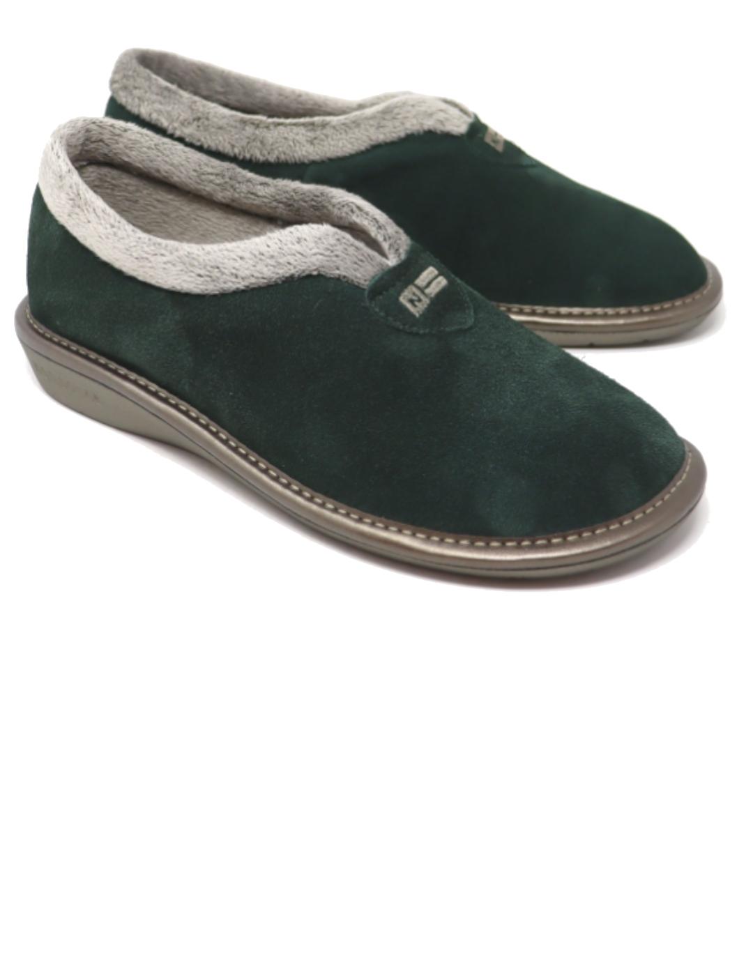 Zapatilla casa mujer Nordikas Top Line verde