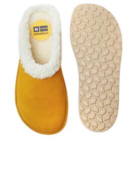 Zapatilla casa mujer Nordikas Dux cuero