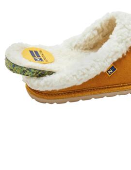 Zapatilla casa mujer Nordikas Dux cuero