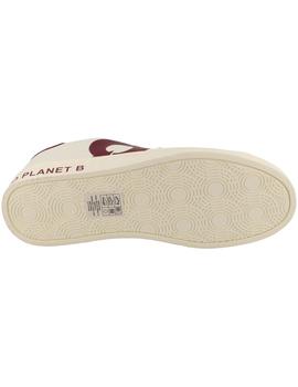 Deportivo mujer Ecoalf Sandford blanco/burdeos