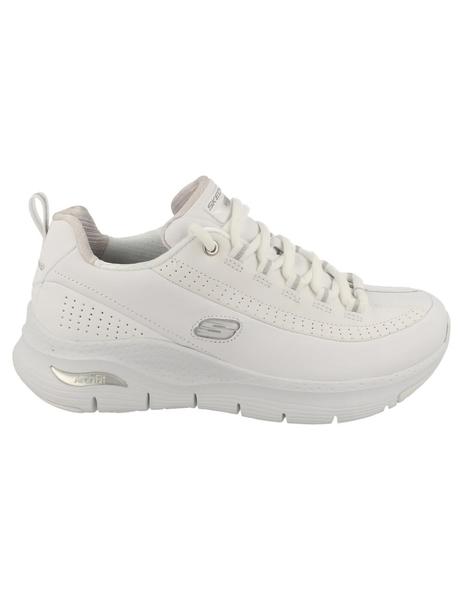 Deportivo mujer Skechers Citi blanco/plata