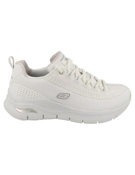 Deportivo mujer Skechers Citi Drive blanco/plata