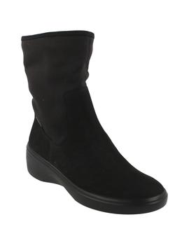 Botín mujer Ecco Soft 7 Wedge negro