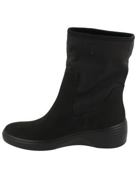 Botín mujer Ecco Soft 7 Wedge negro