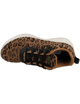 Deportivo mujer Skechers Bobs Squad leopardo