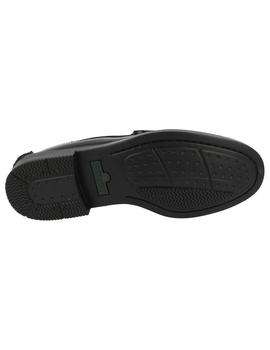 Castellano hombre Sebago piso goma negro