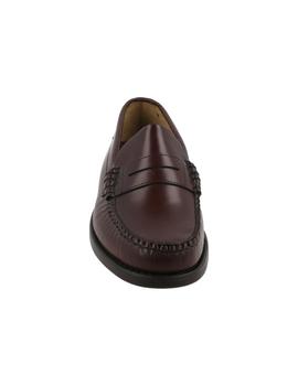 Castellano hombre Sebago suela cuero burdeos