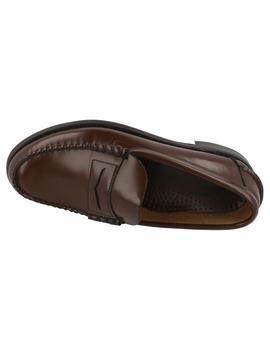 Castellano hombre Sebago suela cuero marrón