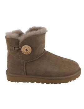 Botín mujer Ugg Mini Bailey Button topo