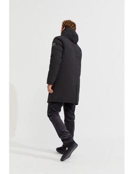 Abrigo hombre Ecoalf Livorno negro