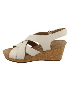 Sandalia mujer Clarks un Capri Step blanca