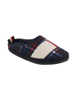 Zapatilla de casa hombre Tommy Hilfiger cuadros