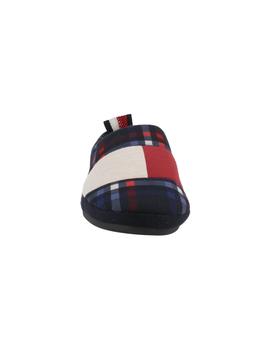 Zapatilla de casa hombre Tommy Hilfiger cuadros