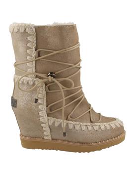 Botín mujer Mou beige